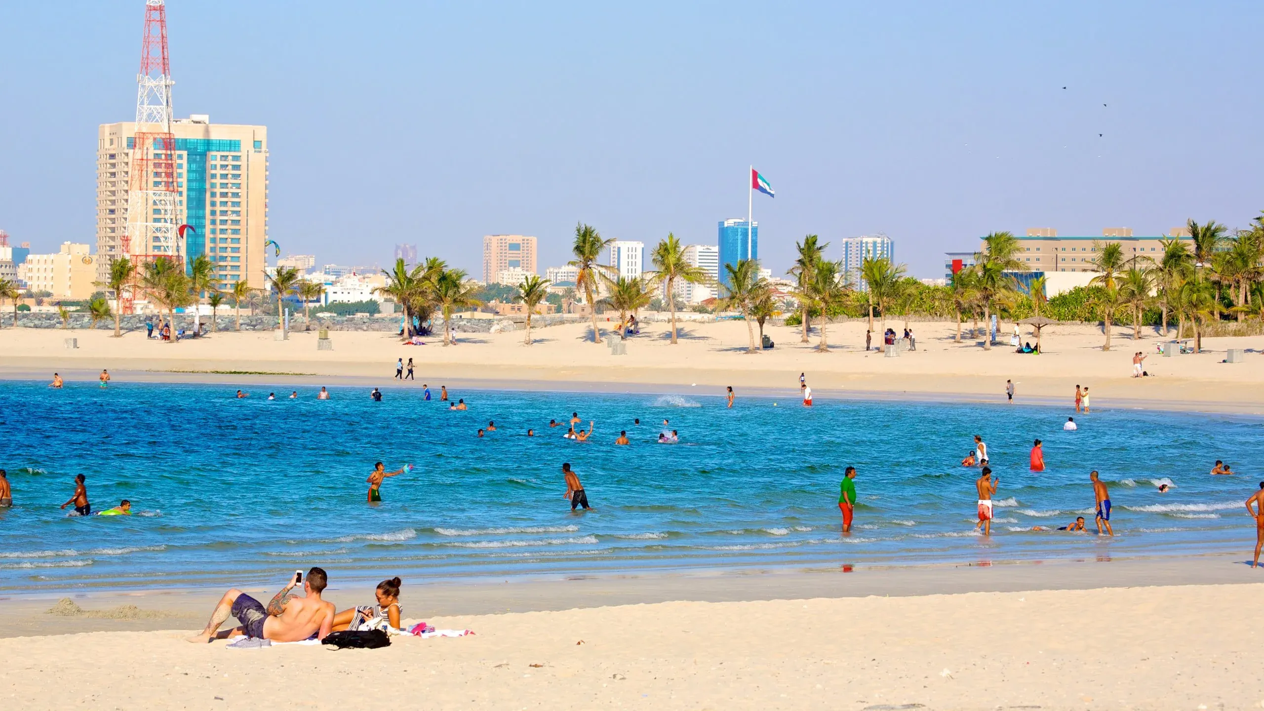 Al Mamzar Beach w Dubaju