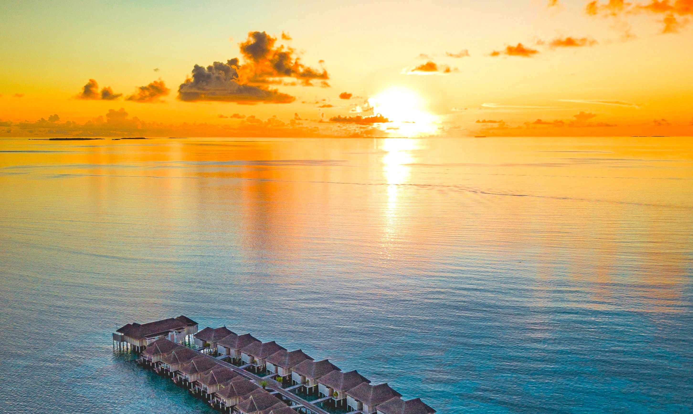 A new passenger terminal has been built in the Maldives