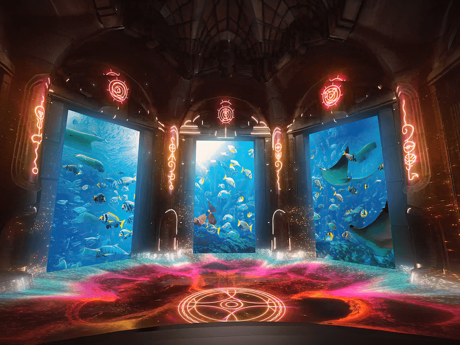 The Lost Chambers Aquarium in Dubai has undergone a transformation and has a new name
