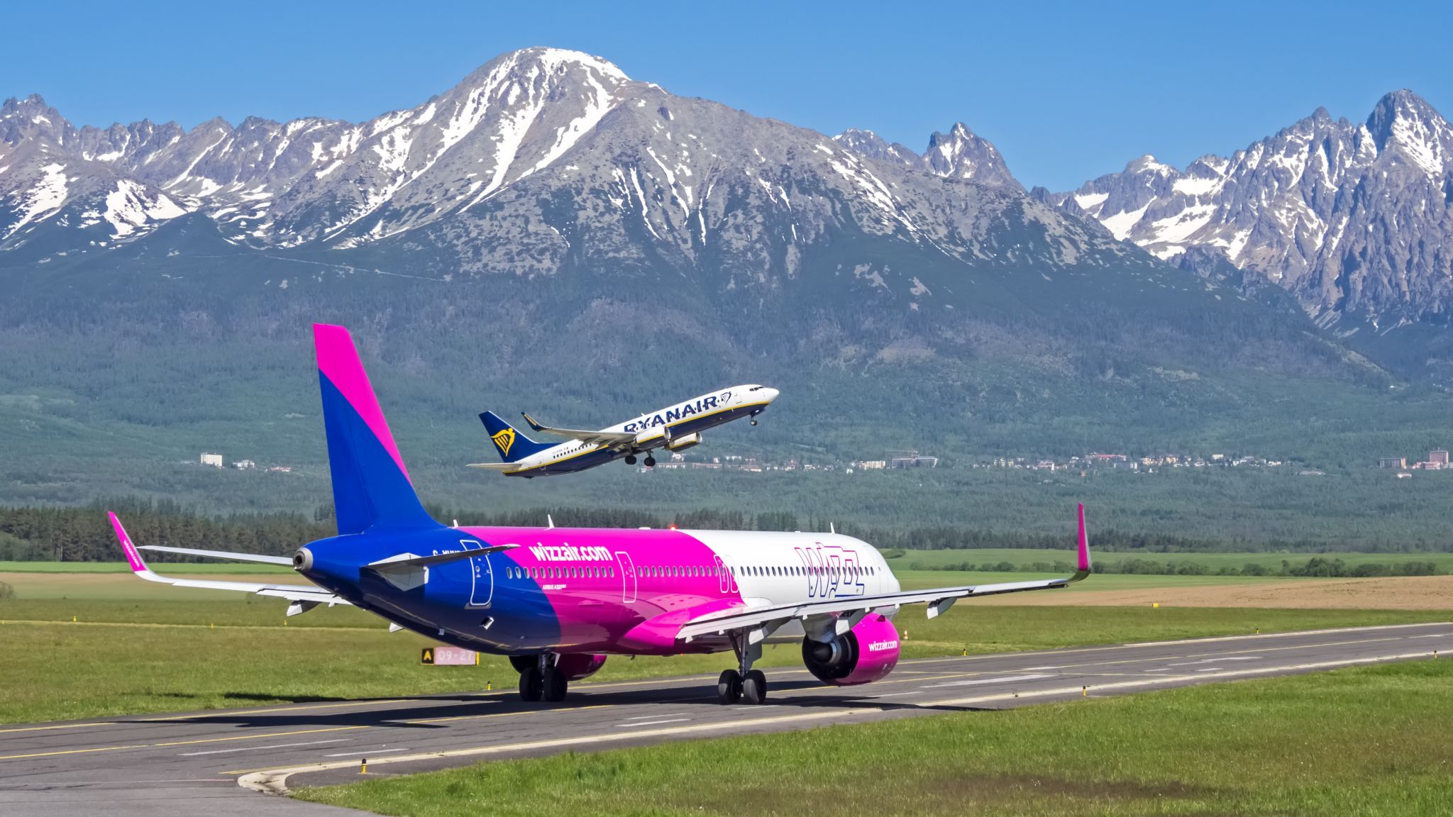 Wizz Air Poprad Airport in Slovakia
