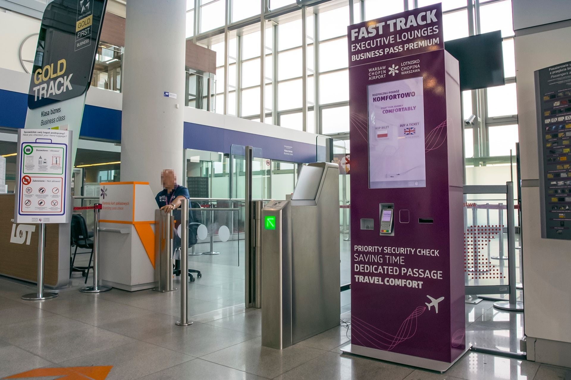 Fast Track at Warsaw Chopin Airport