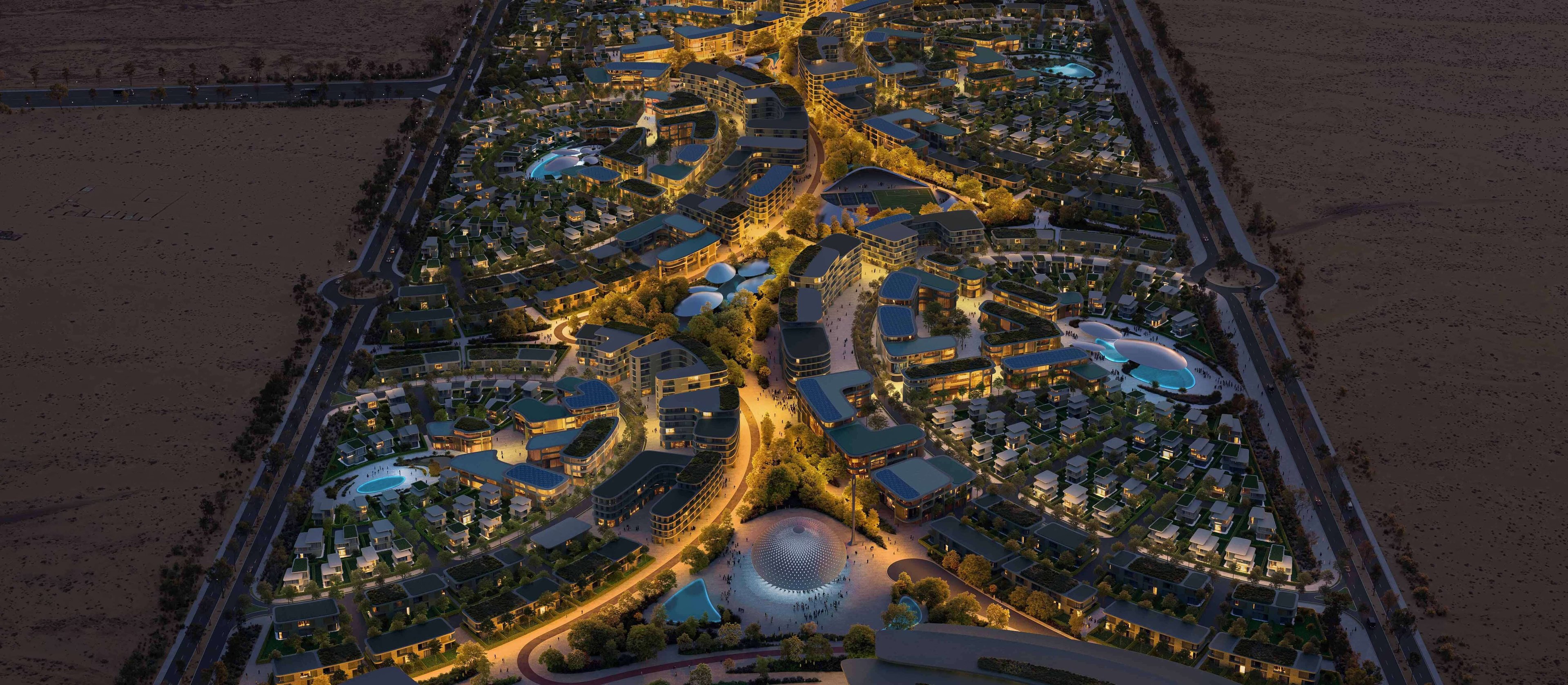 A “garden city” will be built in the desert in the Emirates