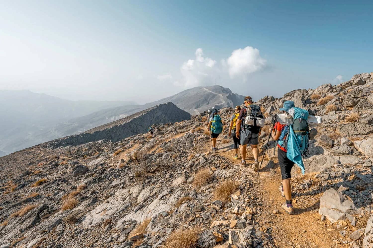Góry Jebel Jais w Zjednoczonych Emiratach Arabskich