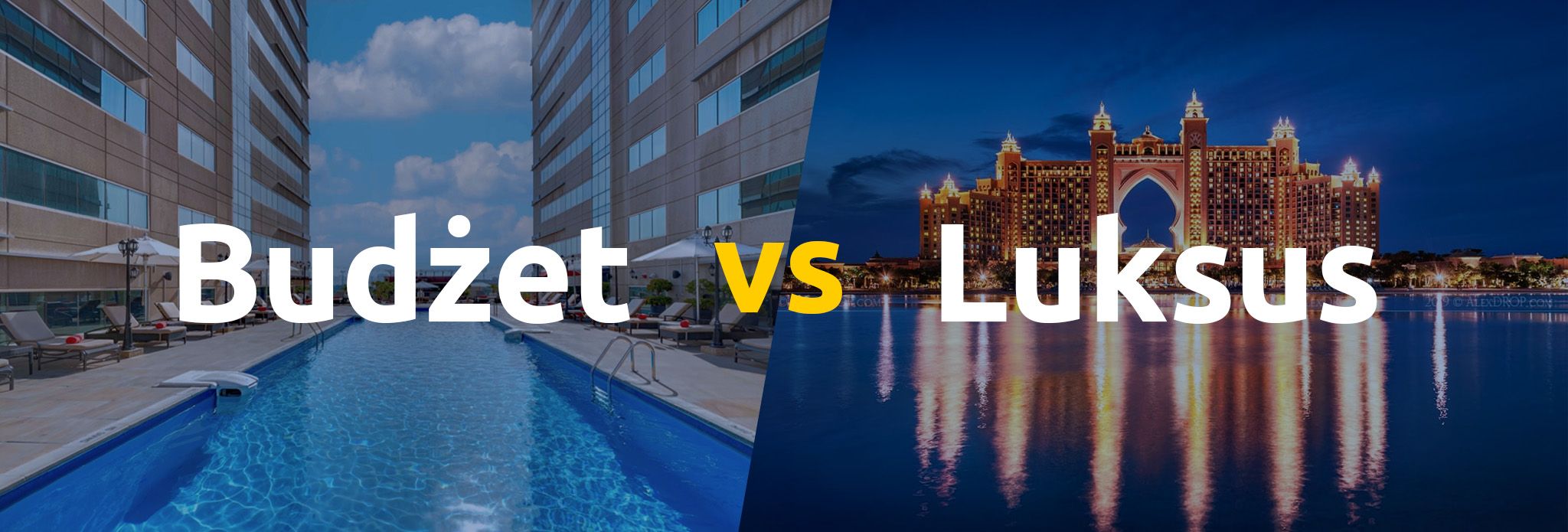 Porównanie luksus vs budżet w Dubaju
