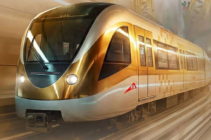 Nowe informacje o złotej linii metra w Dubaju