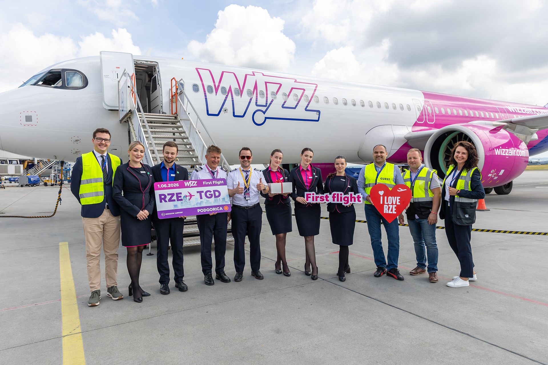 Nowe połączenie z Jasionki. Wizz Air uruchomił loty do Podgoricy