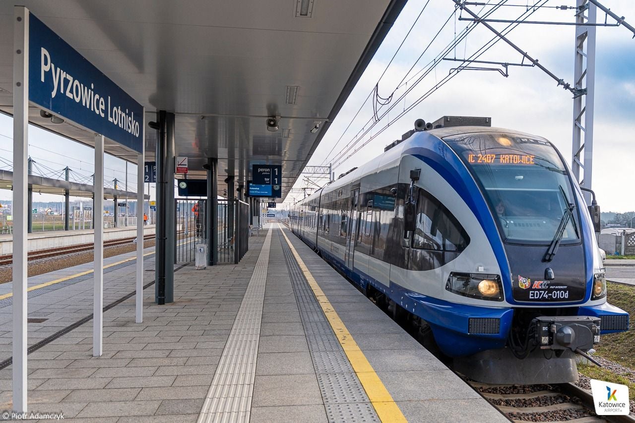 Pyrzowice Airport railway station