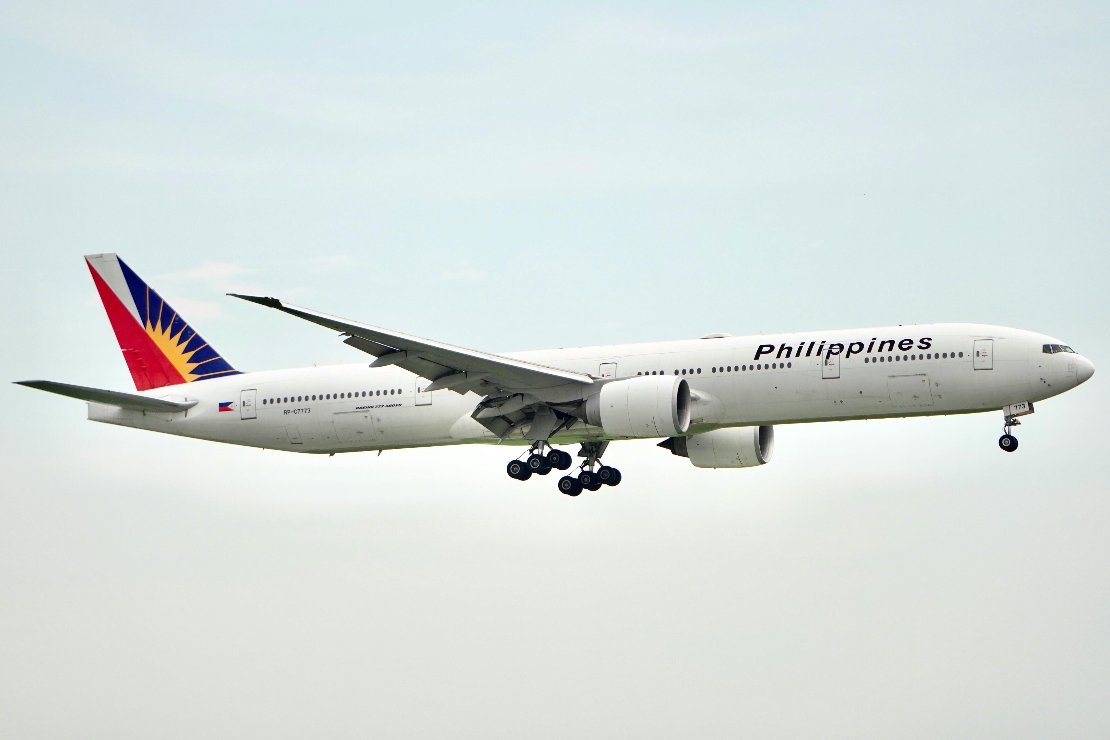 A Philippine Airlines aircraft