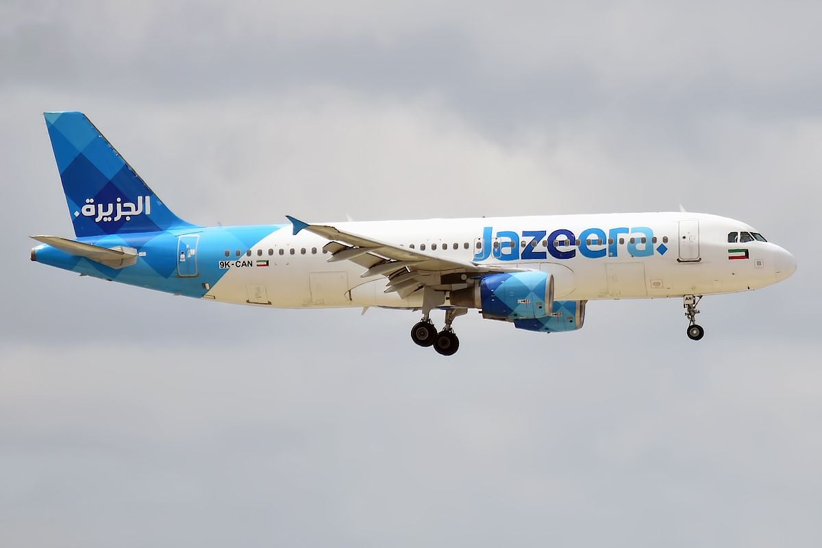 Samolot linii lotniczej Jazeera Airways