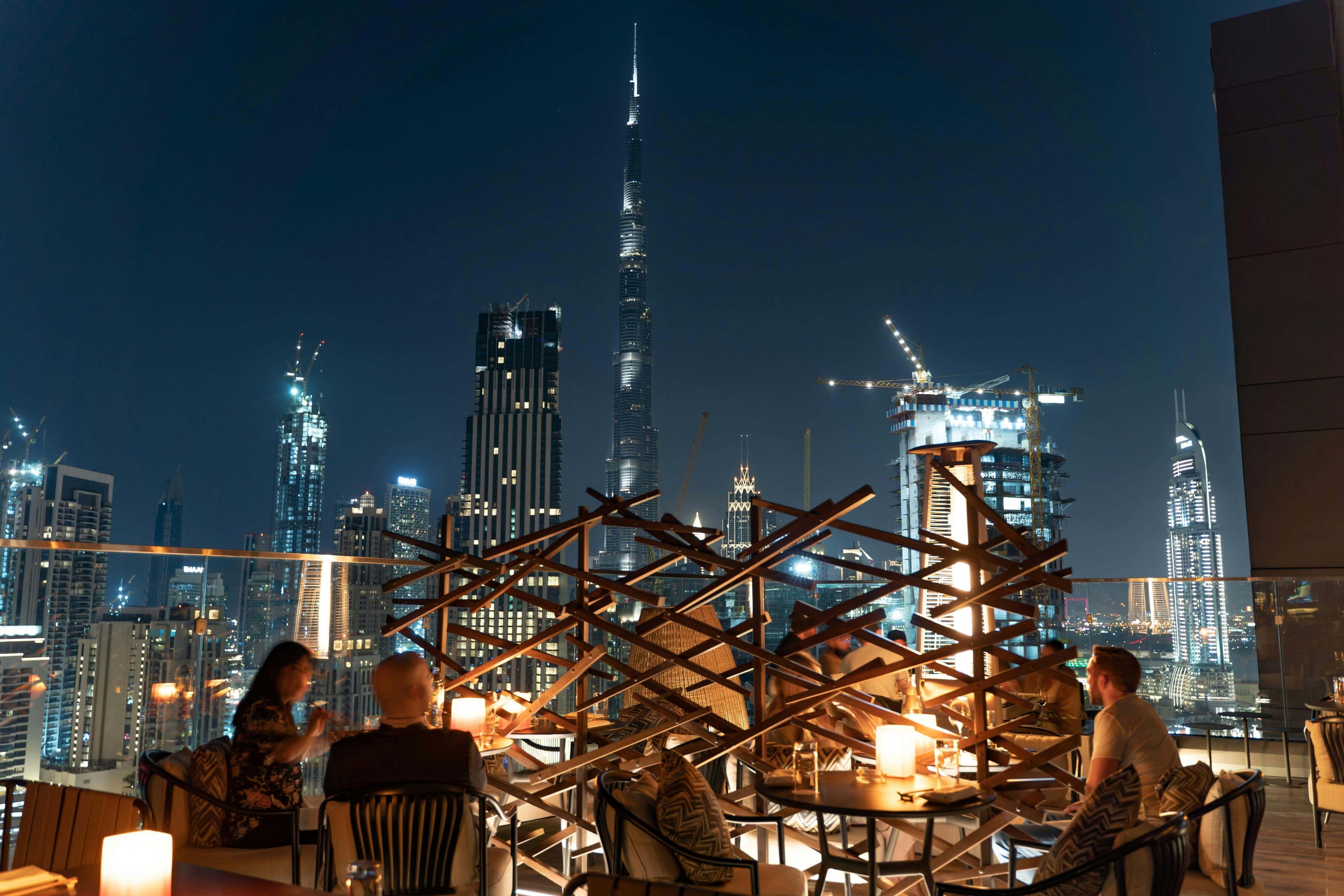 Restauracje z widokiem na Burj Khalifa