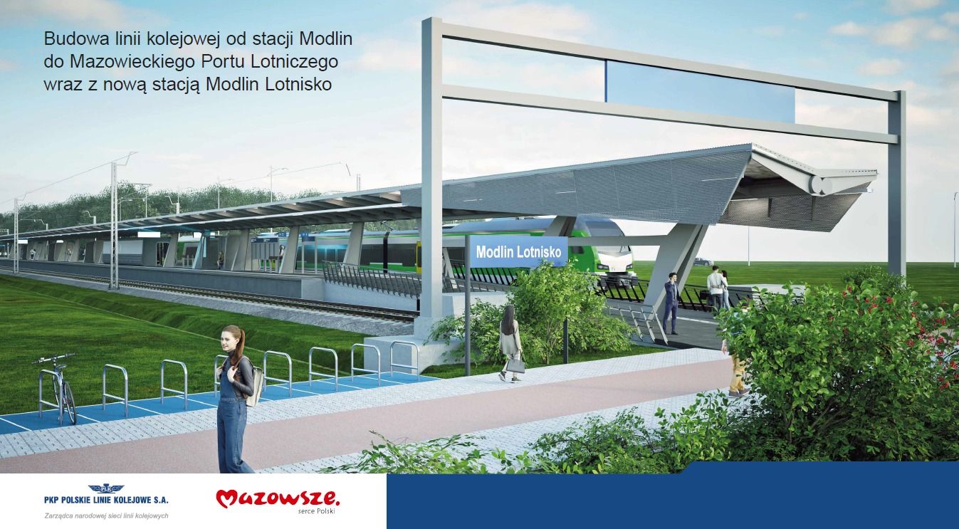Train to Warsaw-Modlin Airport