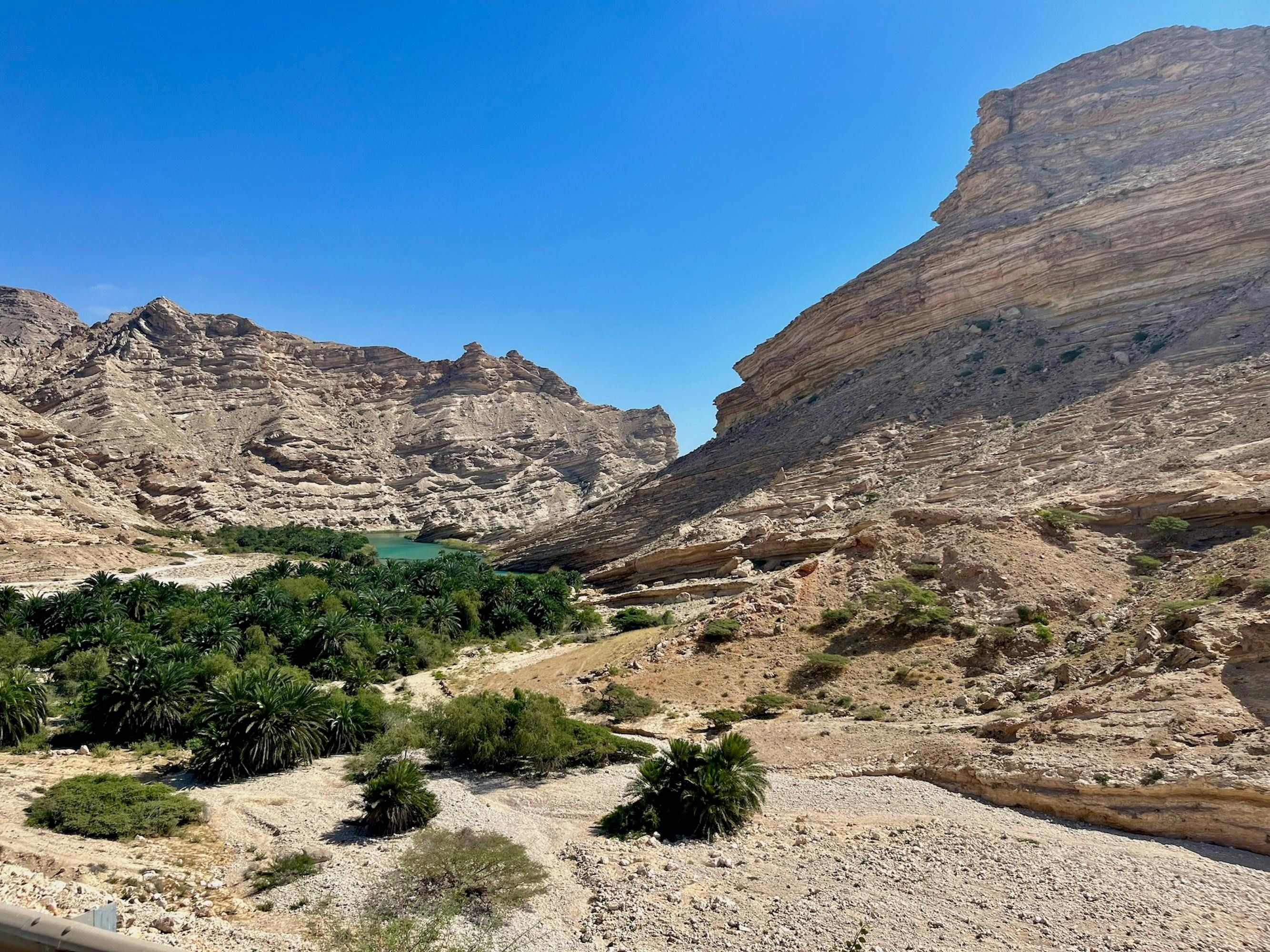 Wąwóz Wadi Shab w Omanie