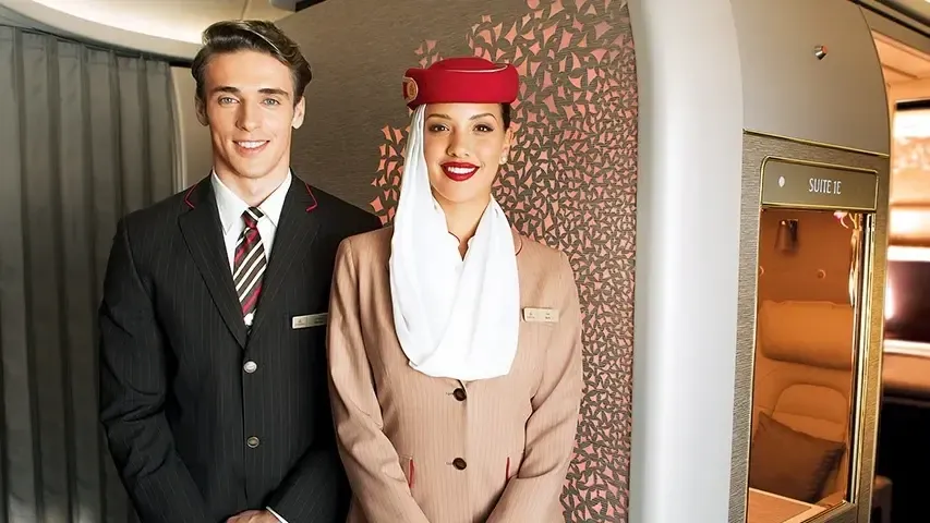 Pierwsza klasa Emirates. 