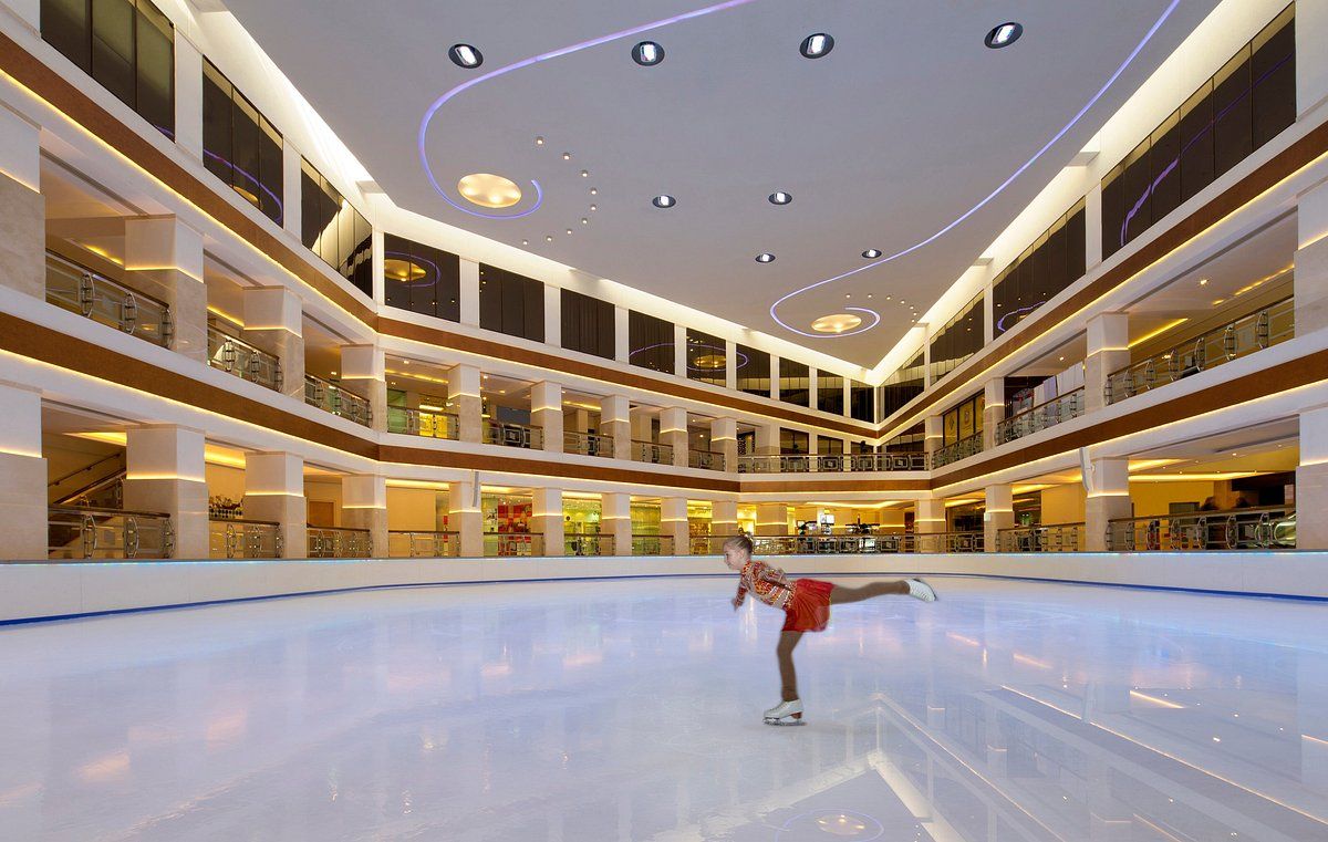 Jazda na łyżwach w Dubaju