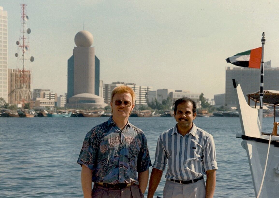 Archiwalne zdjęcie z Dubaju z 1994 roku