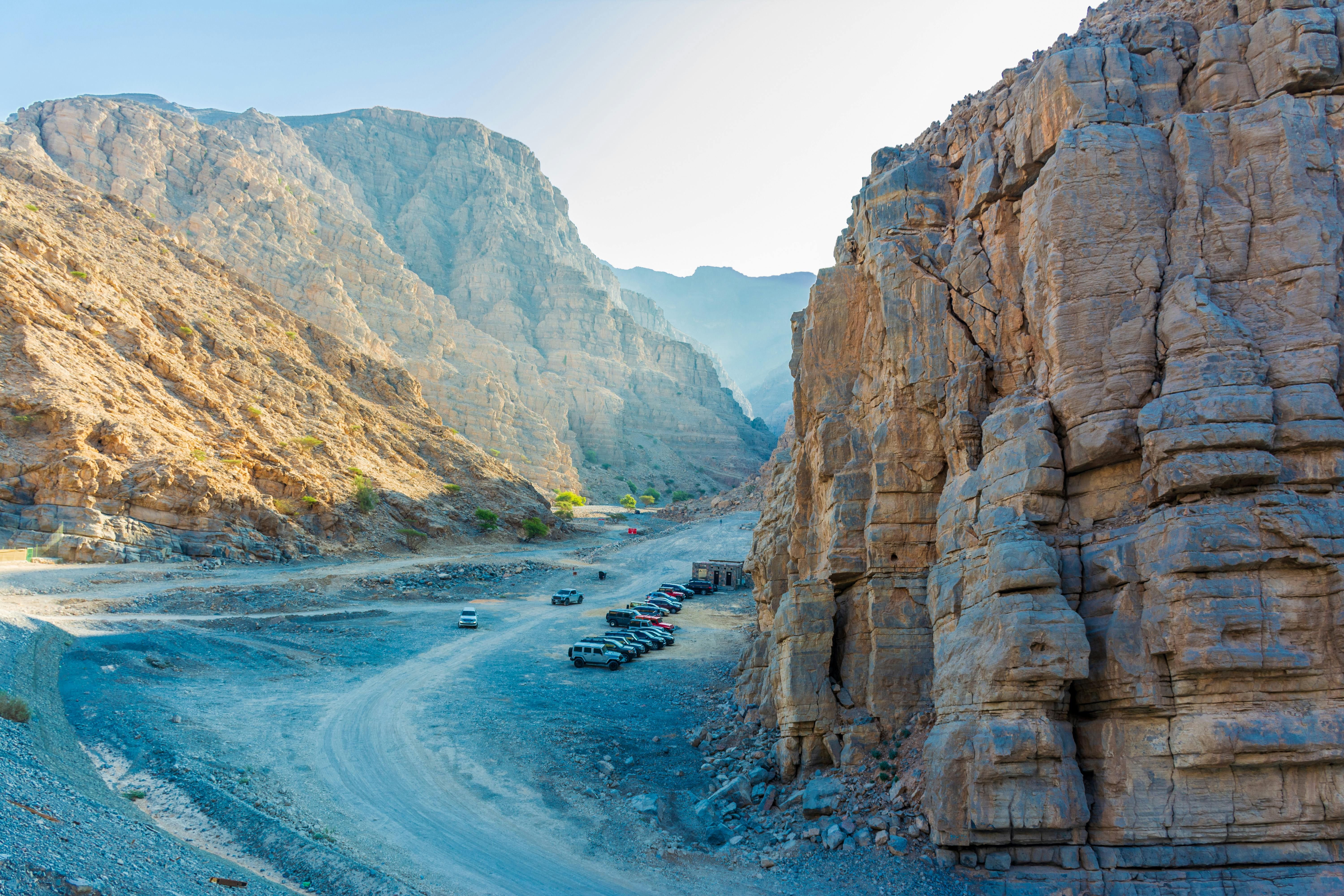 Munții Al-Hajar din emiratul Ras Al-Khaimah