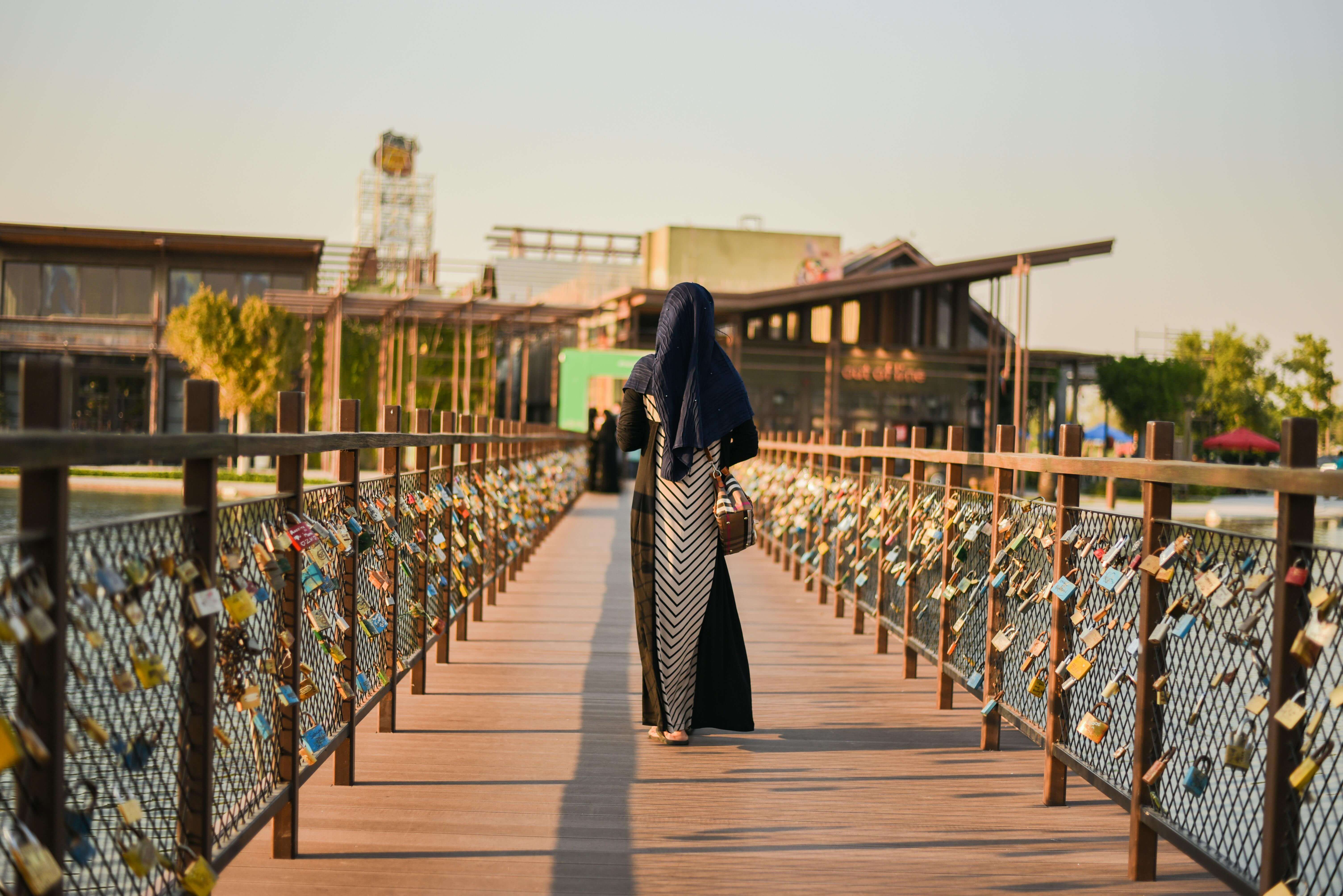 Traditional muslim woman outfit