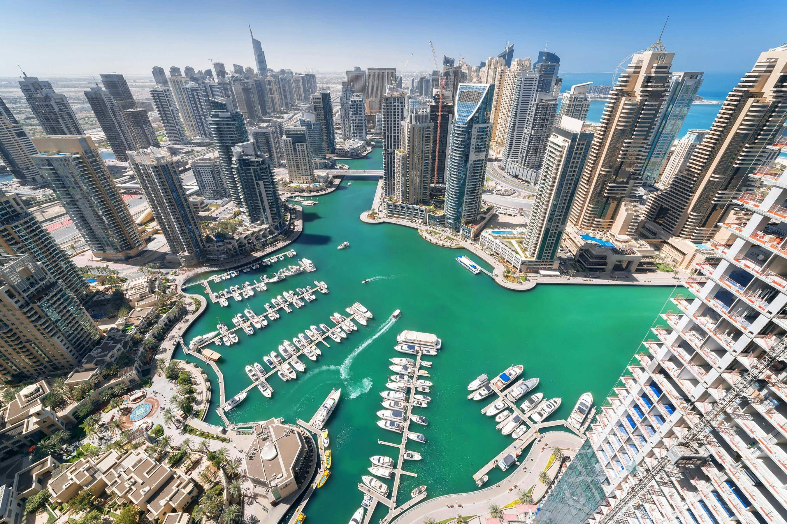 Vedere asupra Marinei din Dubai